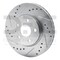 Dynamic Friction Co BRAKE ROTOR DRILLED AND SLOTTED SILVER 631-47043L - alternate 4